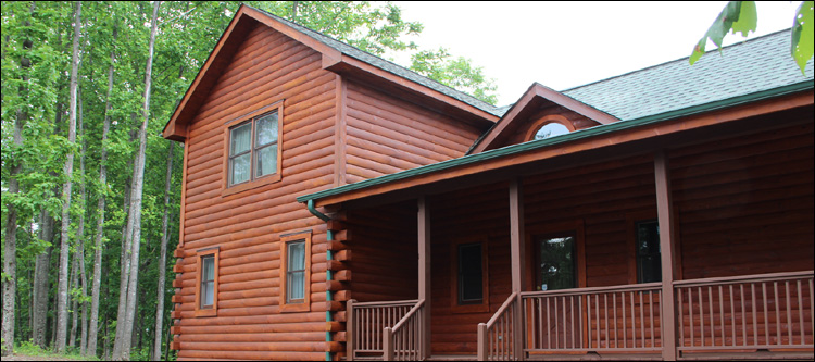 Log Home Staining in Wilson County,  North Carolina